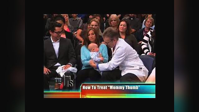 Dr. Knight discusses Mommy Thumb on the Doctors TV show.