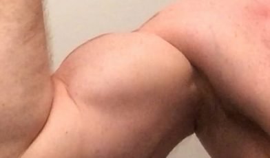 male flexing biceps